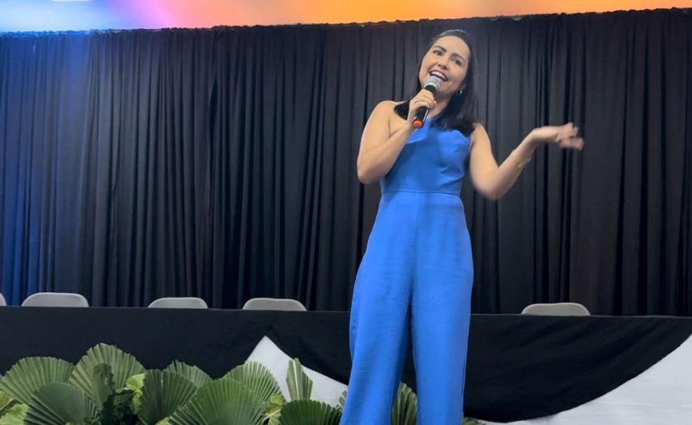 Dra Patrícia Nascimento durante I Congresso Penal em Floriano PI