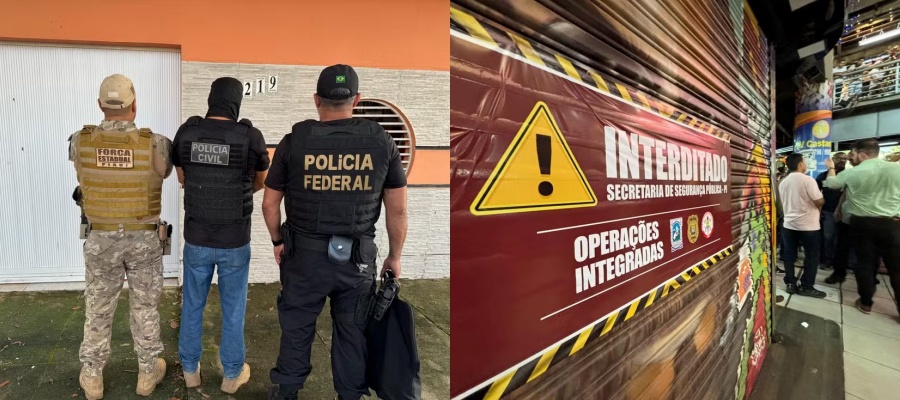 Ação policial Reprodução