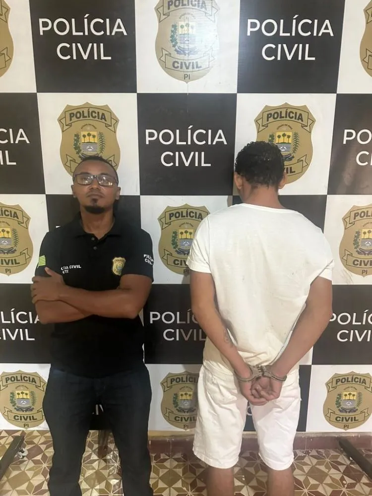 Foto: Homem preso por roubo