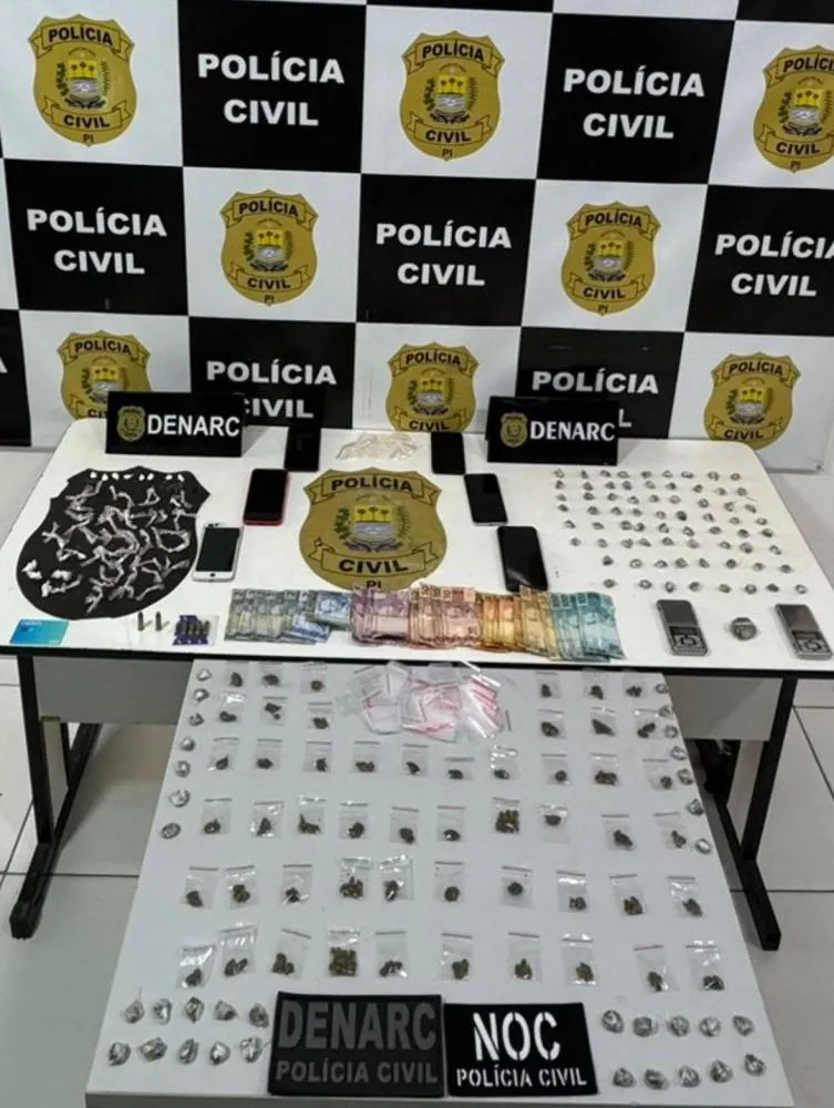 Foto: Ascom/ SSP Material apreendido