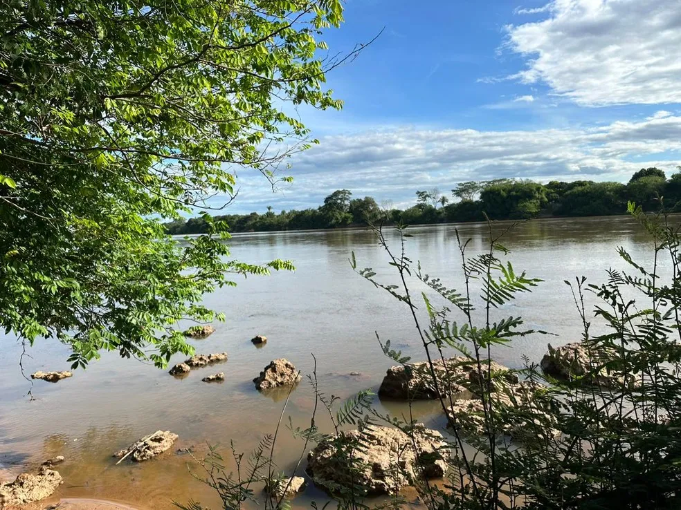 Rio Parnaíba, em Teresina — Foto: Reprodução