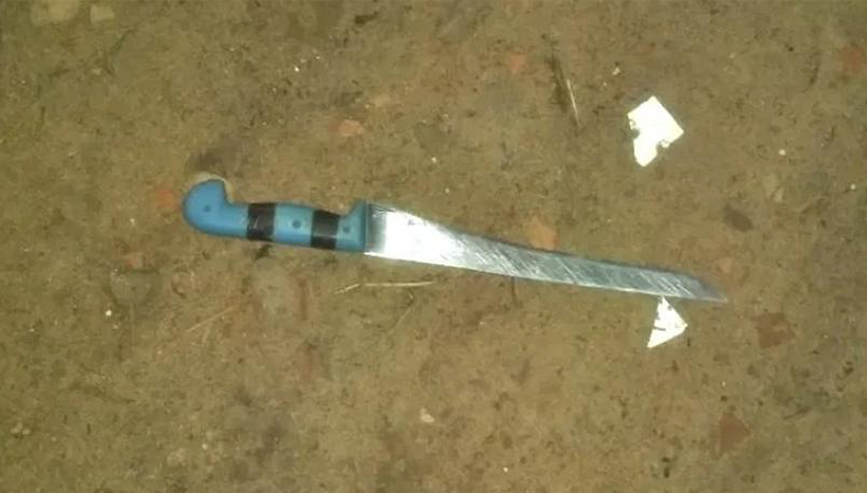 Arma usada no crime 