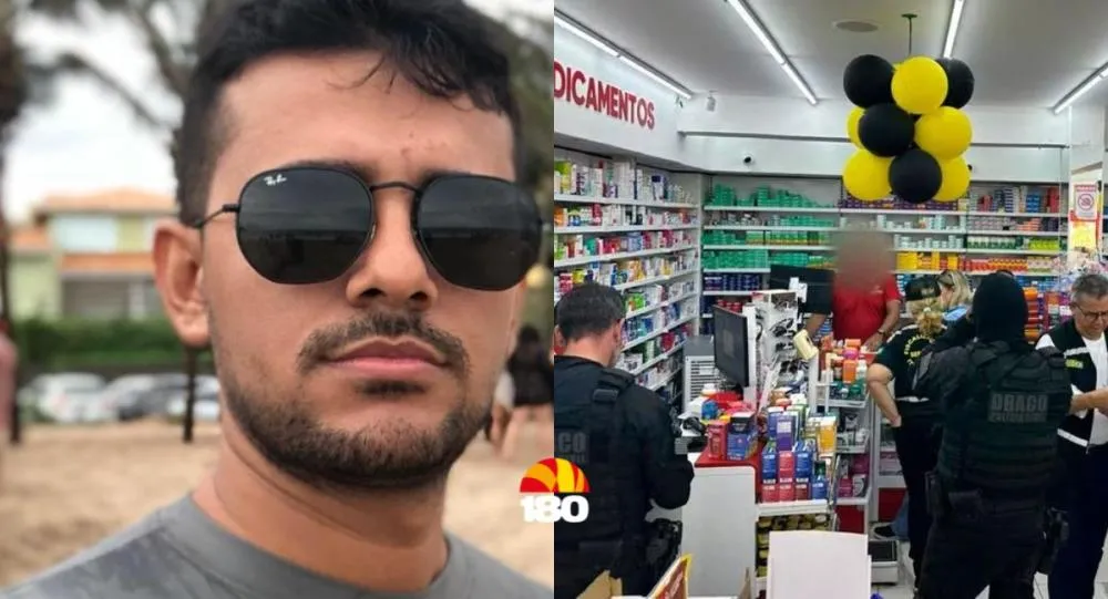 Eric Nicolas, proprietário da Pop Farma, por receptação; Foto: Reprodução