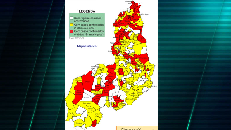 Novo coronavírus ainda não chegou em 64 cidades do Piauí; veja lista