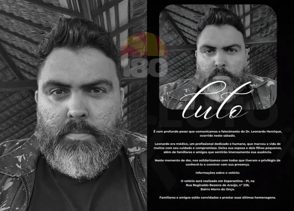 Foto: Reprodução Médico de 33 anos morre após ser atingido por moto na PI-110