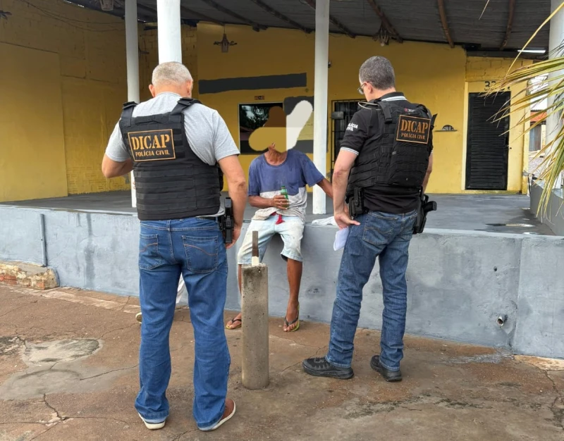Homem é preso acusado de estuprar filhas e tentar envenenar a família com chocolates em Timon - (Divulgação/Polícia Civil)Divulgação/Polícia Civil
