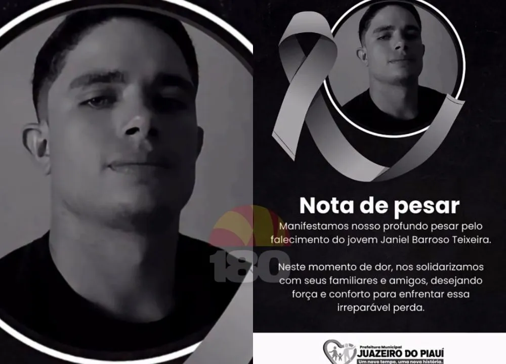 Jovem de 21 anos morre após nove dias internado por acidente de moto no interior do Piauí
