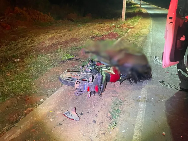 Motociclista sem capacete morre ao colidir com cavalo na PI-144 em São Raimundo Nonato