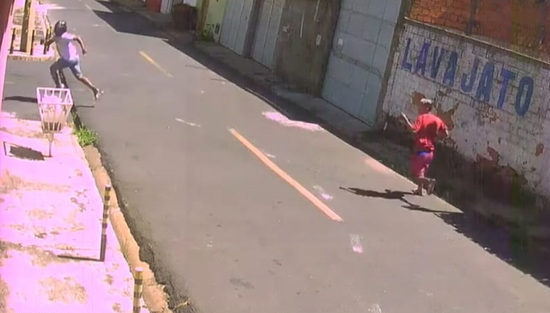 Bandidos trocam tiros com policial durante assalto em Teresina