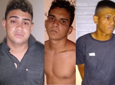 Três homens e uma mulher são presos em José de Freitas acusados de assalto a moto