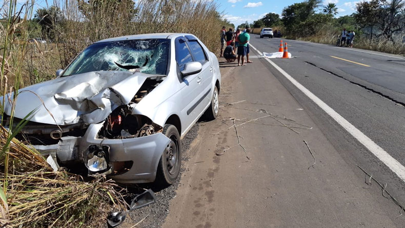 Idoso morre em acidente na BR-343 em Piripiri