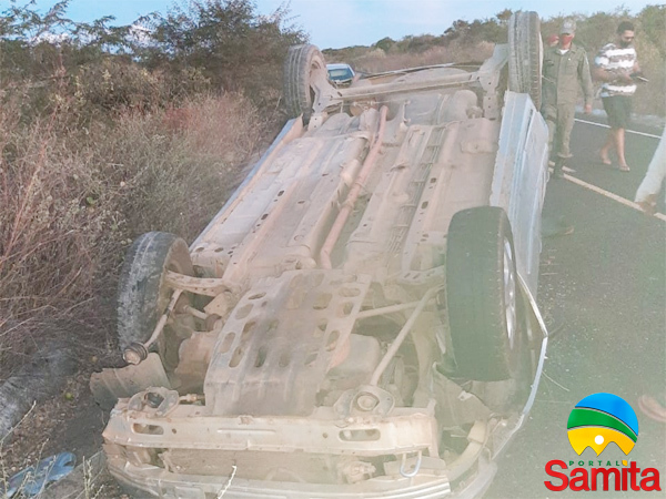 Cabo da PMPI sofre acidente na PI 115 próximo a Assunção do Piauí 