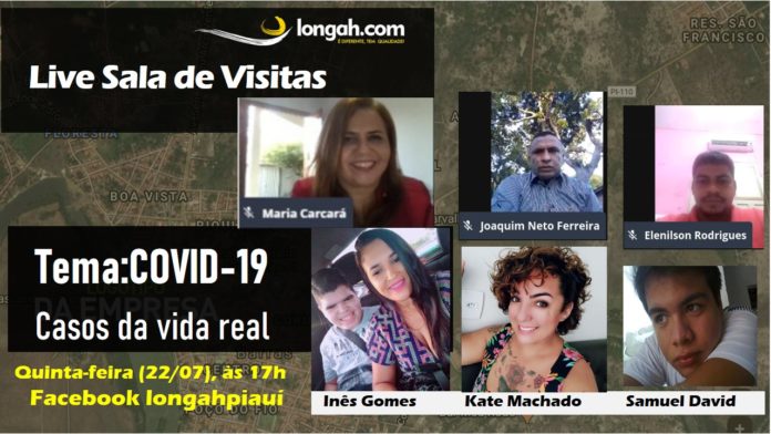 Sala de visitas: Casos da vida real: dramas do Covid, superação e perda. Na live desta quinta 23