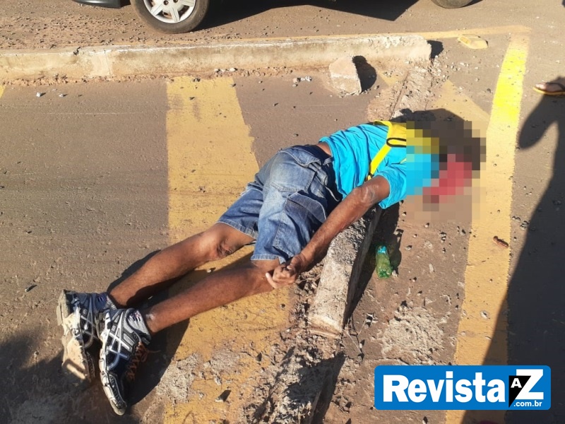 Mototaxista fica gravemente ferido após cair de veículo na BR-222