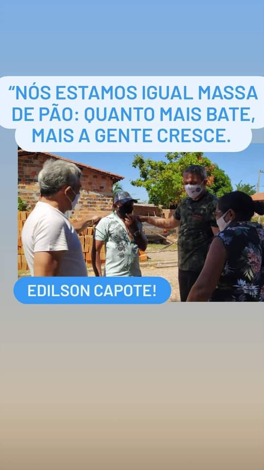 Edilson Sérvulo o Capote e Wilson Sérvulo em visitas nas comunidades