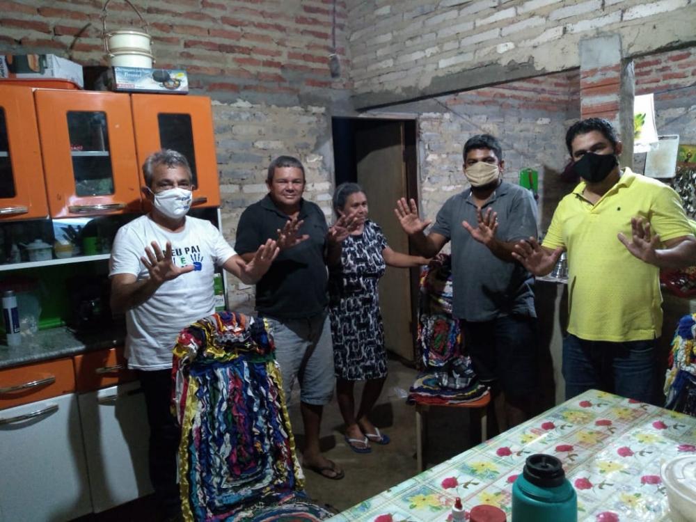 Edilson Capote visita o pré candidato a vereador Dario da Mata Fria