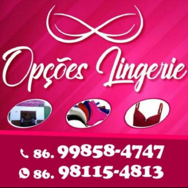 Chegou em Barras PI OPÇÕES LINGERIE vendas a varejo e no atacado de Peças Íntimas 