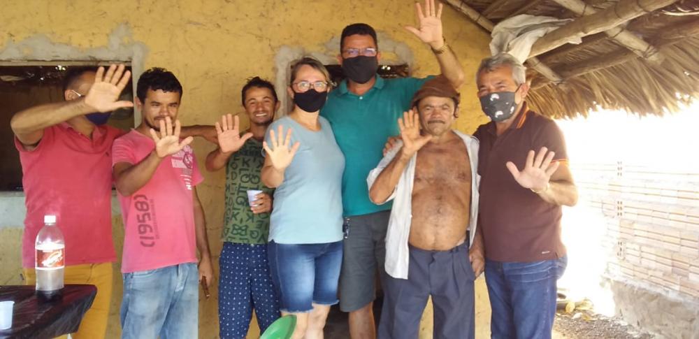 Fim de semana: O pré candidato Edilson Capote visitou várias localidades na zona rural de Barras PI 