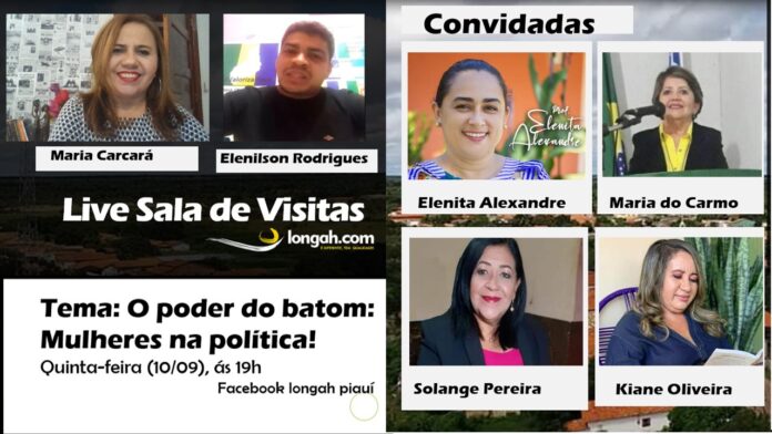 Live especial com vereadoras de Cabeceiras trata sobre mulheres na política e em todo lugar