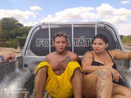Acusado de atear fogo em mulher é preso ao tentar fuga pelo Rio Surubim em Campo Maior PI 
