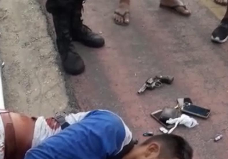 Suspeito é baleado na Avenida Marechal Castelo Branco após assaltos