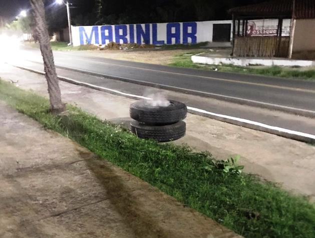 Pneu saca de eixo de caminhão e atinge mãe e filha na BR-343 em Campo Maior
