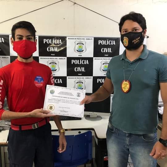 Gav em Barras PI recebe o título Amigo da Polícia Civil