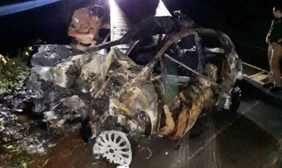 Homem mata esposa a tiros e morre carbonizado durante fuga