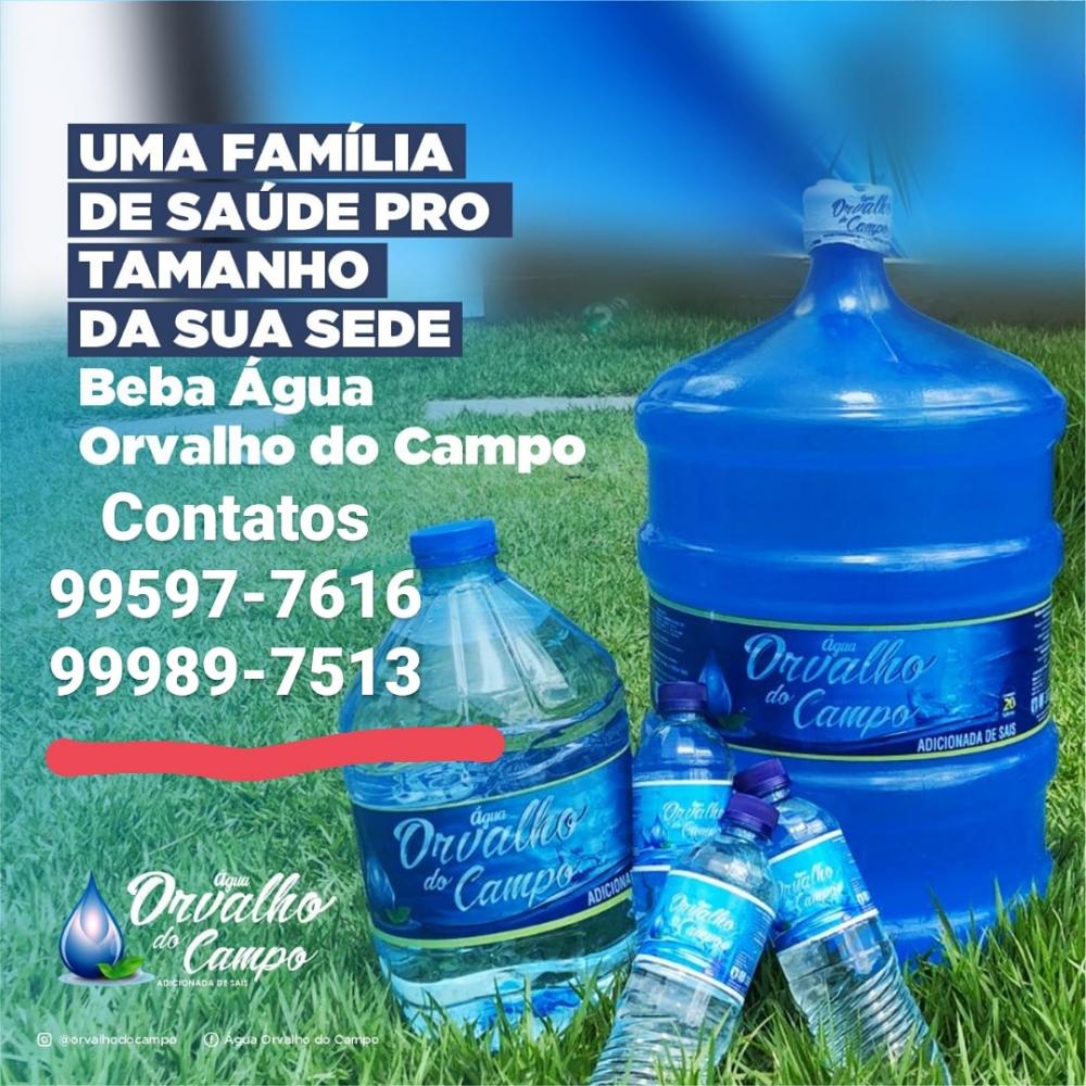 Em Barras PI tem água de qualidade: Orvalho do Campo