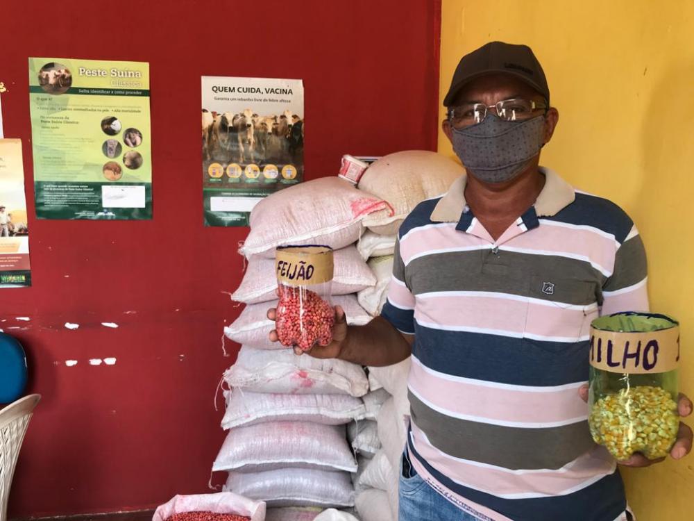 Governo Capote: Prefeitura vai distribuir recorde de sementes no município para incentivar as cadeias produtivas