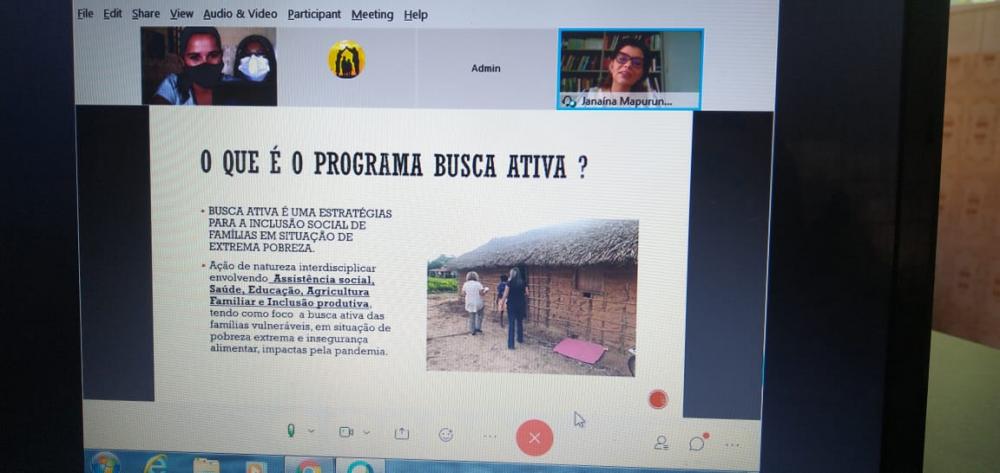 Governo Capote: Reunião virtual equipe técnica da SEMAS com a SASC sobre BUSCA ATIVA ativa