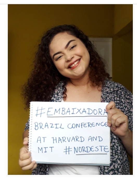  Danielly Nascimento estudante de Boqueirão irá representar o nordeste numa conferência internacional. Foto: Reprodução