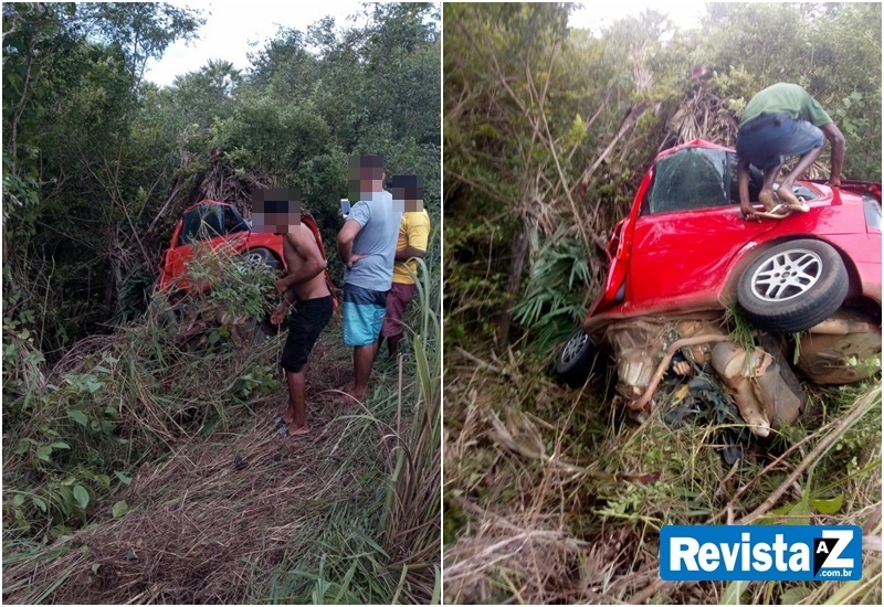 Motorista capota carro e morre após ficar preso nas ferragens em BR no interior do Piauí