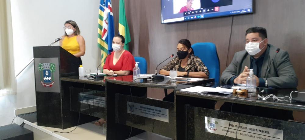 Barras PI: Secretária de Saúde esclarece dúvidas dos vereadores sobre a Vacinação contra Covid 19 em audiência na Câmara Municipal 