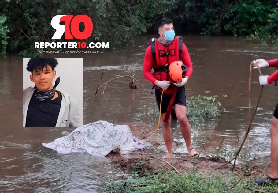 Corpo de jovem que caiu em açude após acidente é encontrado pelos bombeiros no Piauí
