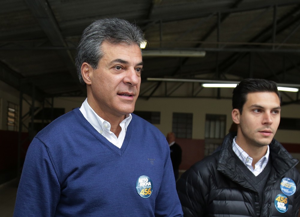 O ex-governador do Paraná Beto Richa — Foto: Giuliano Gomes/PR Press