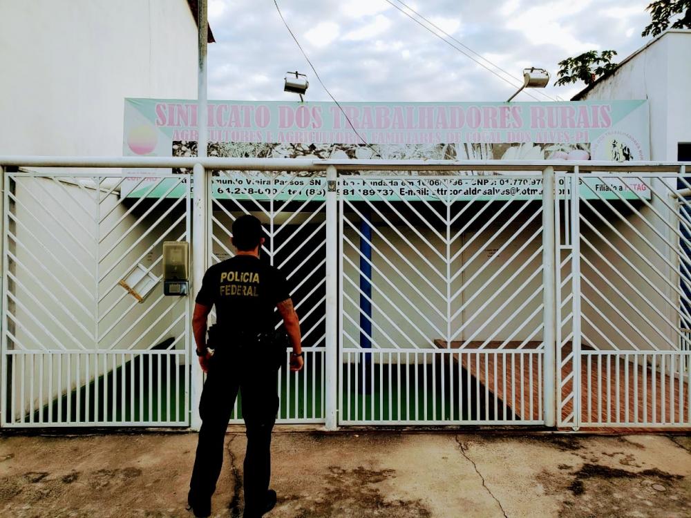 PF deflagra operação contra servidores do INSS e presidente de sindicato no Piauí