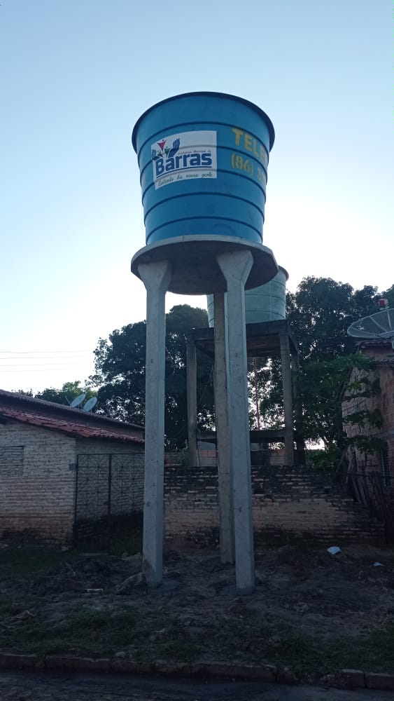 Prefeitura de Barras Pi ampliou o Sistema de Abastecimento d'água do bairro Santinho na zona norte do município 