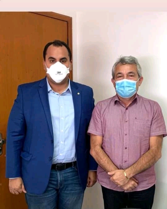 Prefeito Capote discute novas ações para o município de Barras em reunião com o Deputado Estadual Georgiano Neto