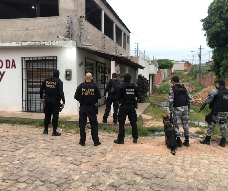 PF faz operação em 3 cidades do Piauí e uma de SP e cumpre 17 mandados contra tráfico de drogas