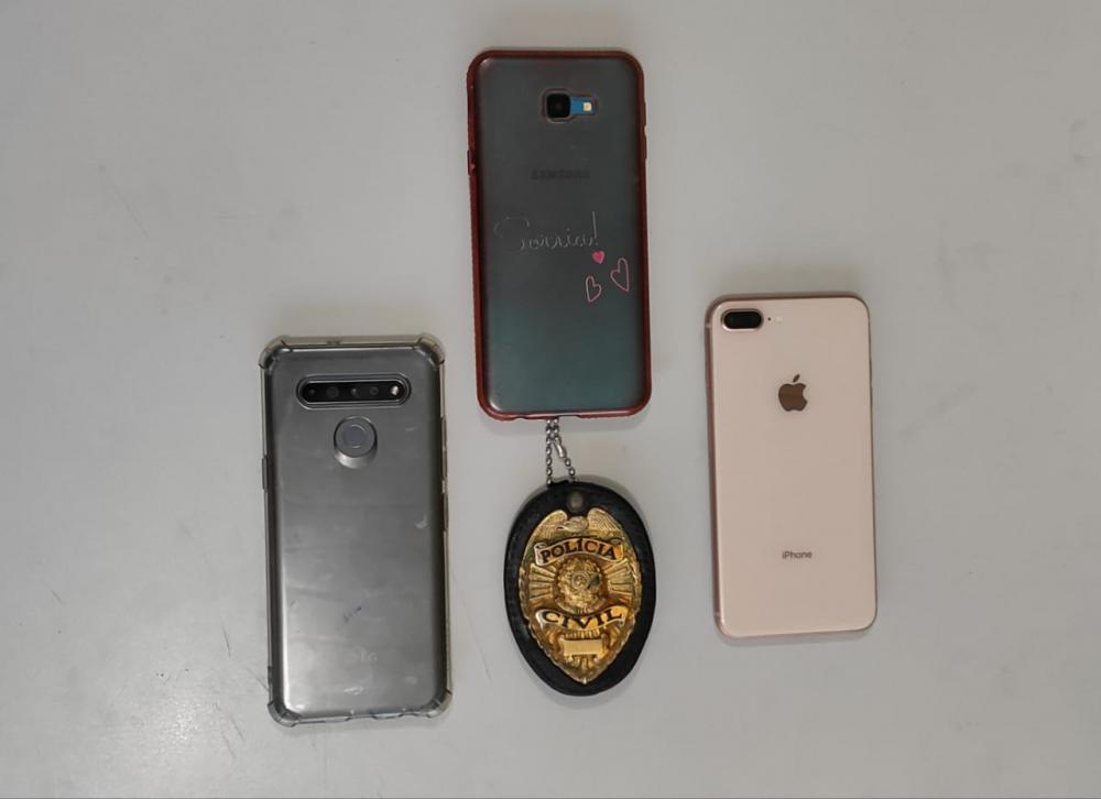POLÍCIA CIVIL EM PIRIPIRI RECUPEROU CELULARES ROUBADOS 