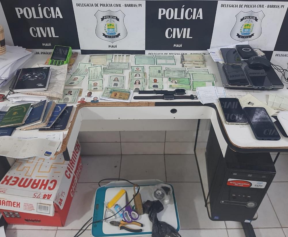 PCPI em Barras PI prende em flagrante uma quadrilha de estelionatários especializados em aplicar golpes bancários 
