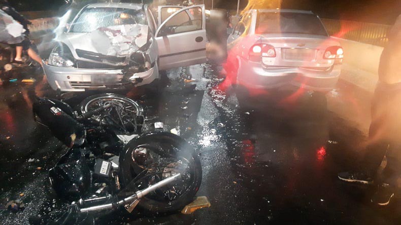 Mulher morre e outra fica ferida após acidente na ponte da Primavera