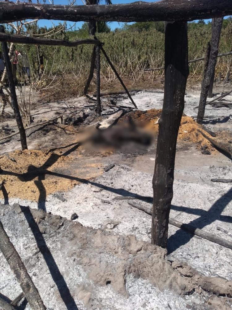 Idoso é encontrado morto em casa incendiada na zona rural de Barras PI 