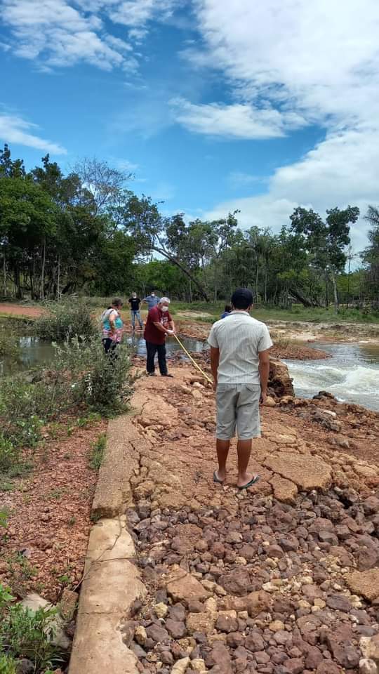 Prefeito Edilson Capote anunciou a reforma da Passagem Molhada da Lagoa Seca dos Melquiades na zona rural de Barras PI