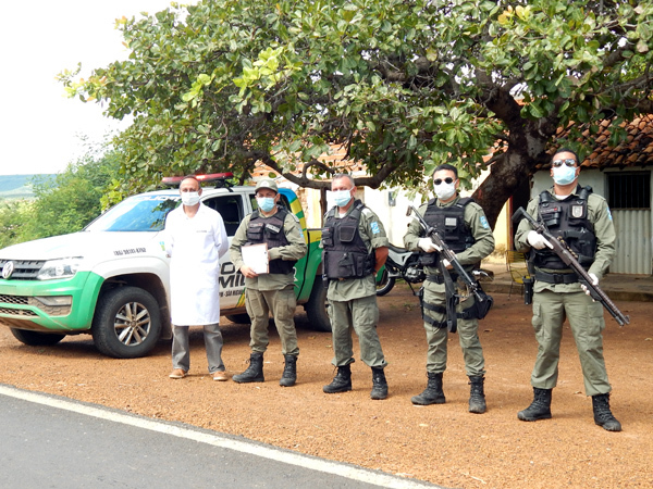 SMT: Saúde e PM montam barreiras para evitar disseminação do Coronavírus