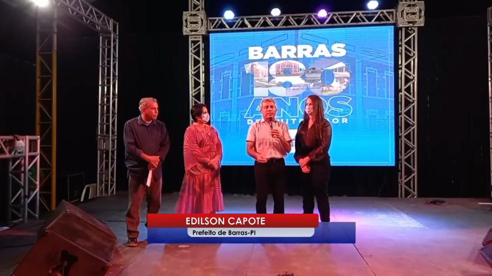 Prefeito Edilson Capote fez Encerramento da Semana do aniversário da cidade com a Grande Live