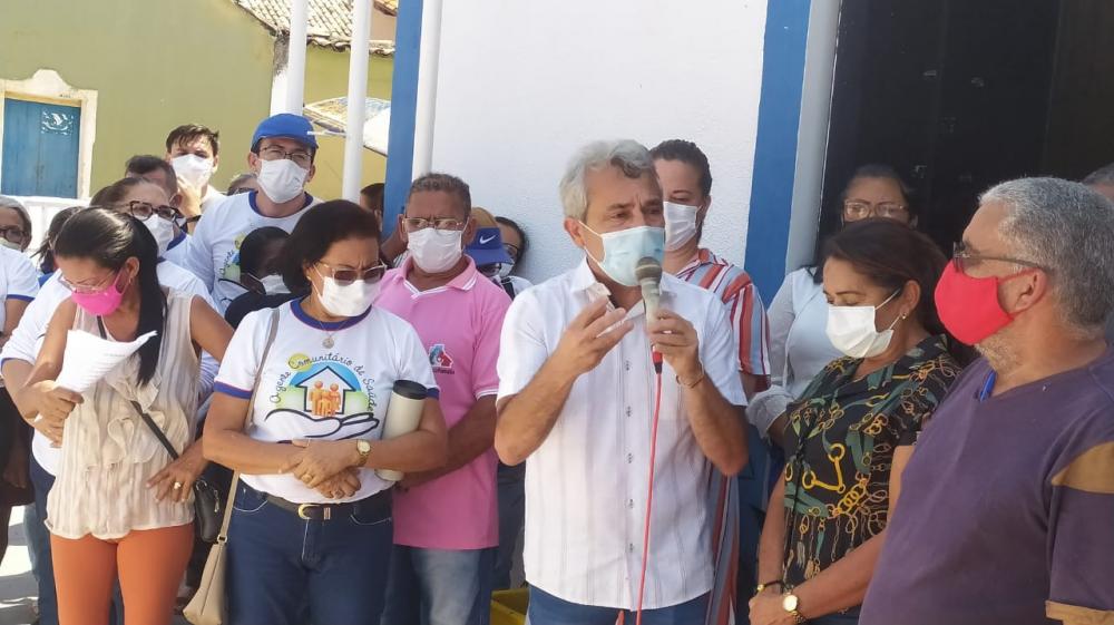Prefeito Edilson Capote recebe reivindicações dos Agentes de saúde na Câmara municipal de Barras PI