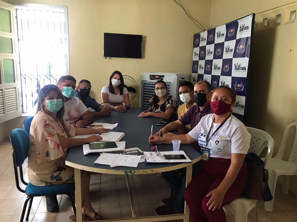 Reunião na Semas define pauta para os delegados do município de Barras PI participarem da Conferência Estadual da Assistência Social