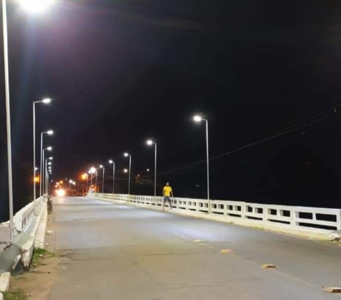 Prefeito Edilson Capote cumpre com a Iluminação de Led na Ponte dos trabalhadores em Barras PI